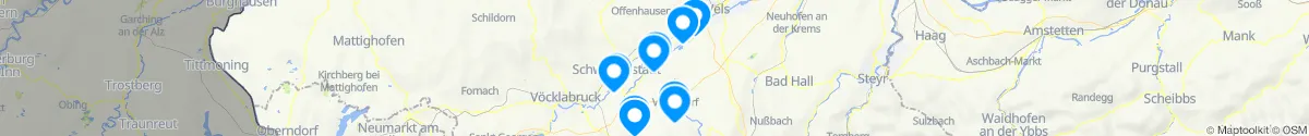 Map view for Pharmacies emergency services nearby Bad Wimsbach-Neydharting (Wels  (Land), Oberösterreich)
